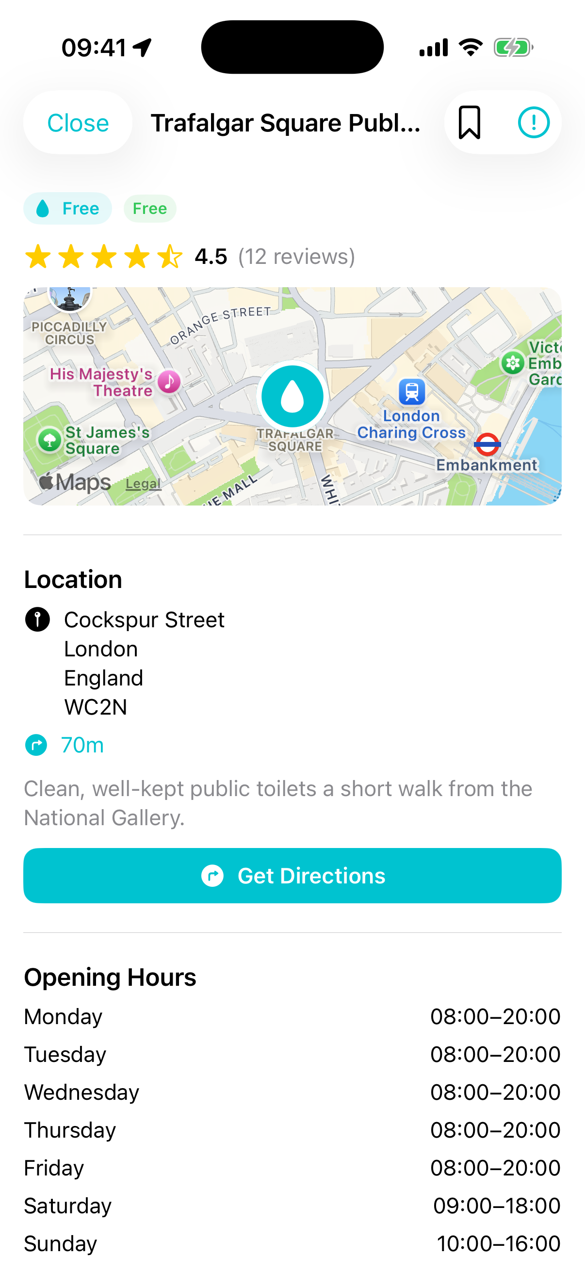 MyLocalLoo β Everything at a glance